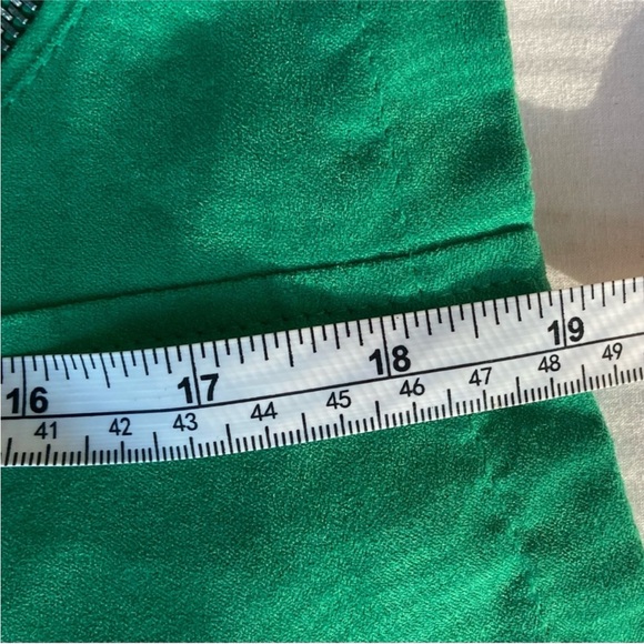 H&M Divided green fabric motor jacket Size 8 - Picture 7 of 7